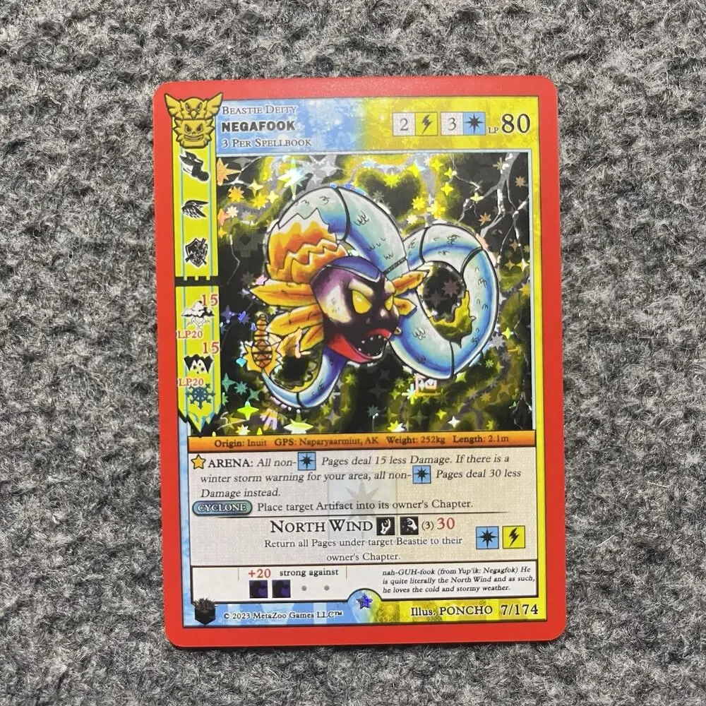 MetaZoo Native Negafook 7/174 Full Holo Big Box 2023 NM